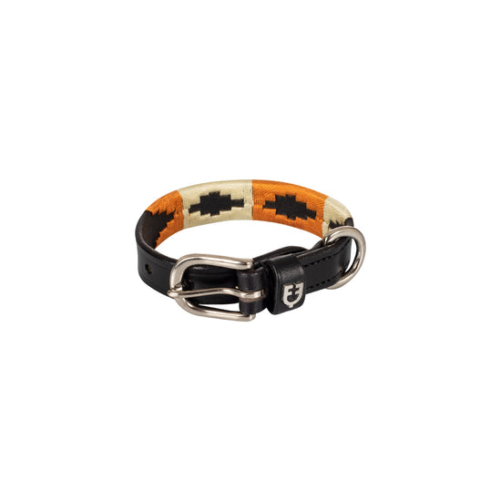 Leather Dog Collar in Orange