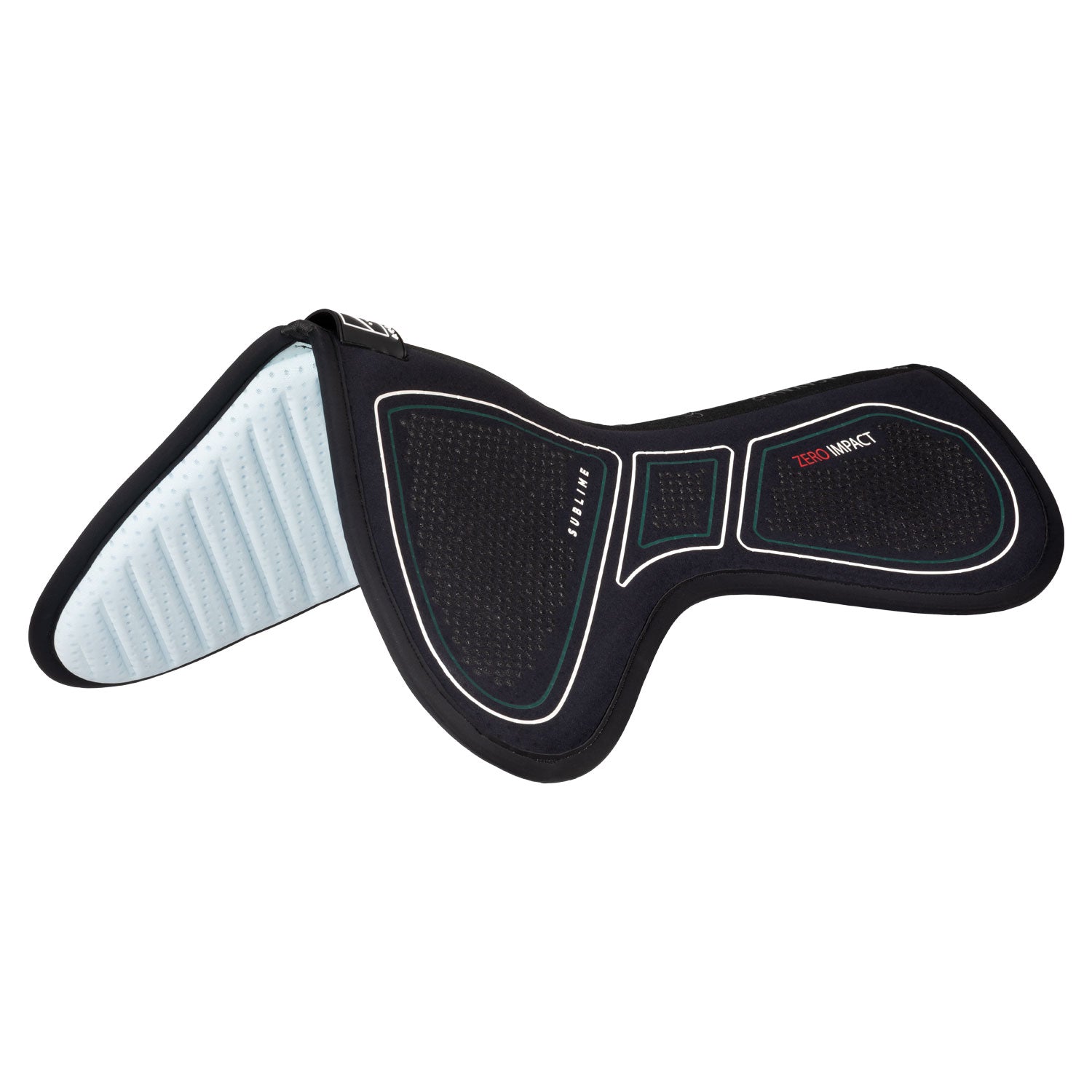 Acavallo ergonomic saddle pad with non-slip silicone grip