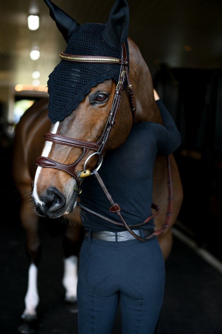 Brass clincher browband