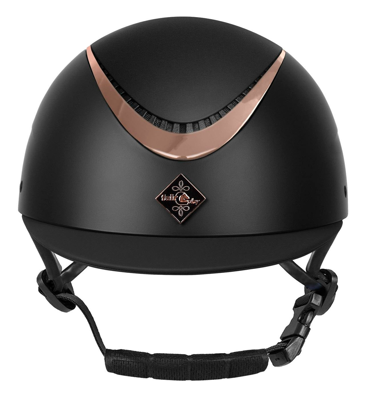 rosegold equestrian helmet