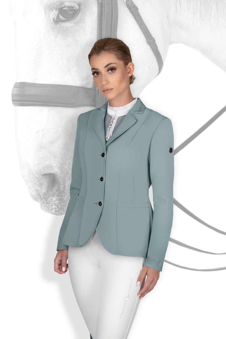 Light blue womens competition jacket