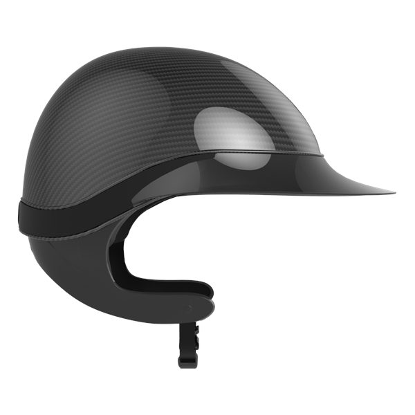 Equestrian helmet with extra wide brim