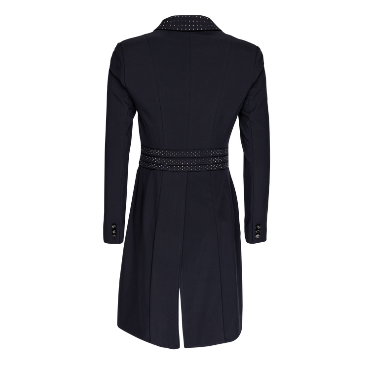 Kingsland softshell dressage coat silver buttons navy