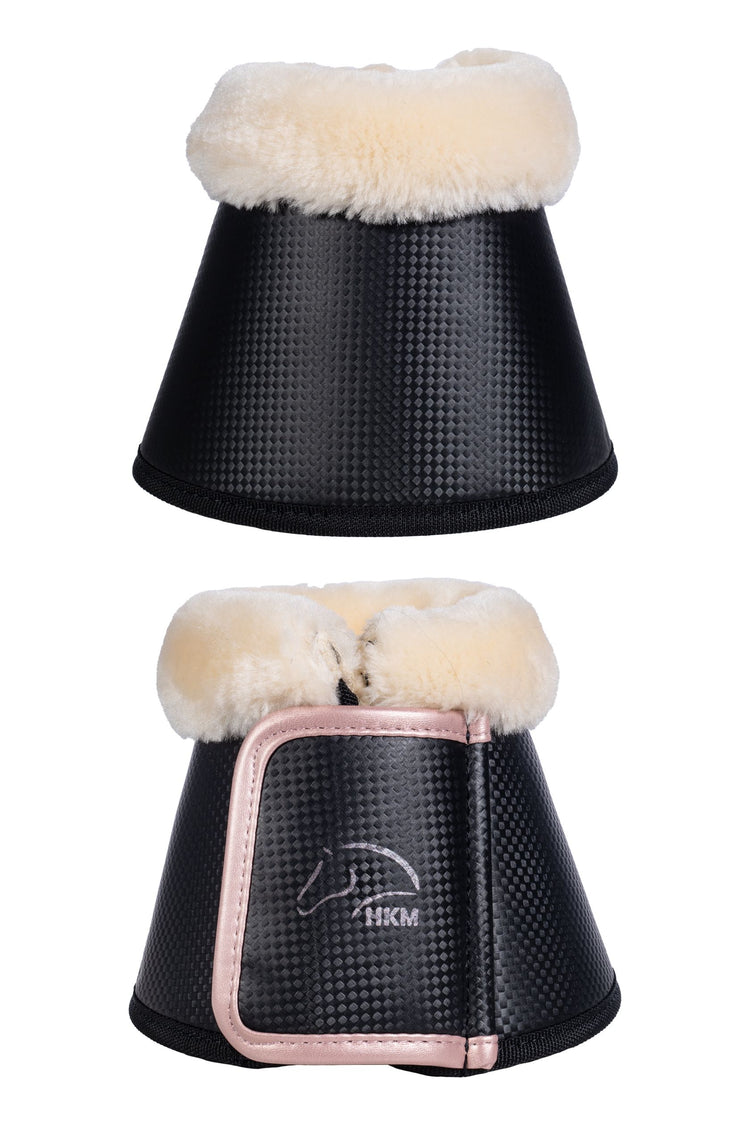 Black and rose gold overreach boots
