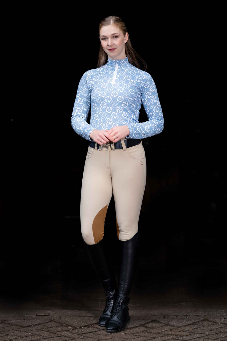 Fun summer training shirt for horse riding