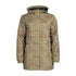 green equestrian rain coat