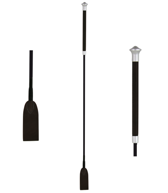 Leather flapper jumping whip