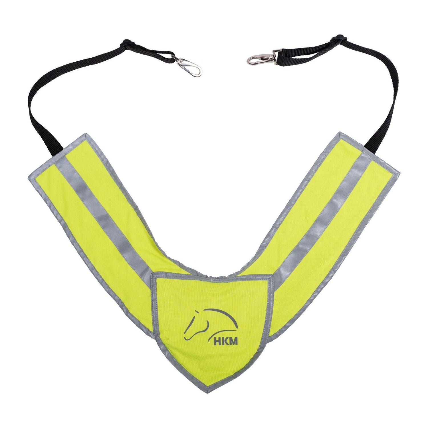 Reflective horse breastplate