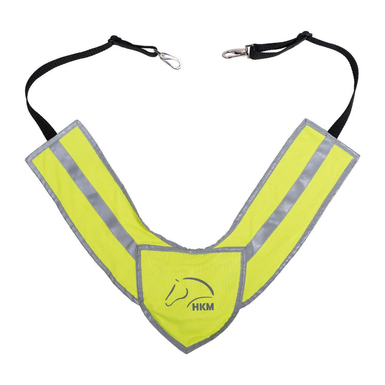 Reflective horse breastplate