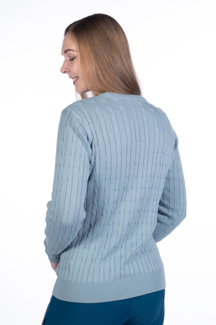 Light Blue Cotton Sweater
