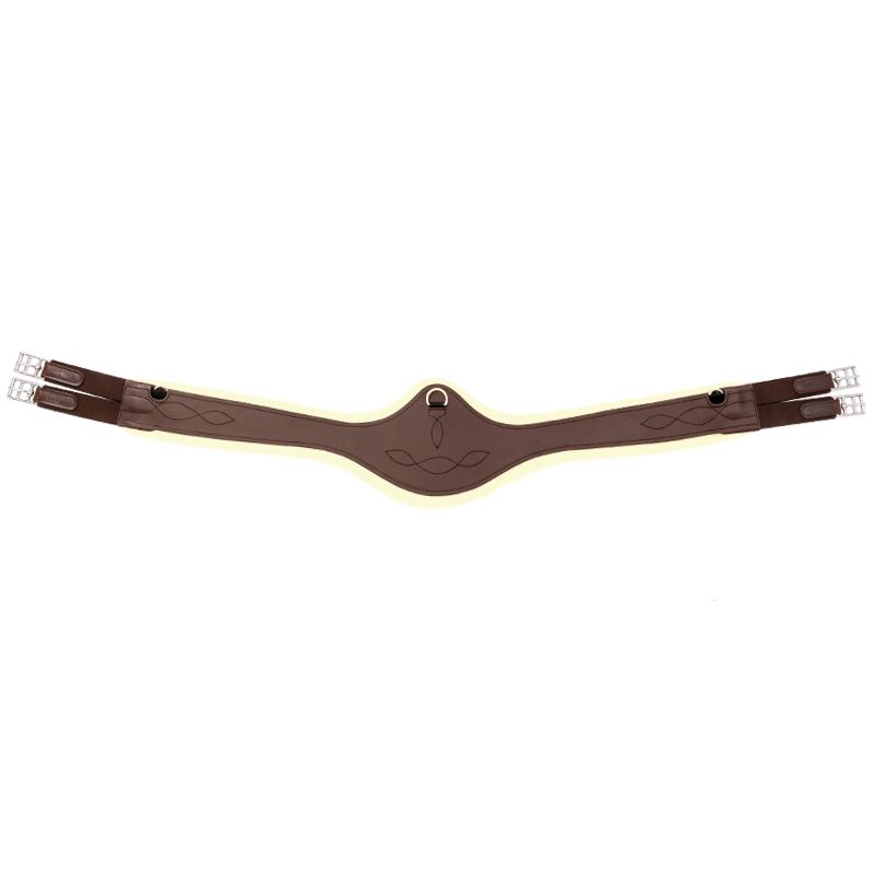 Anatomic sheepskin girth