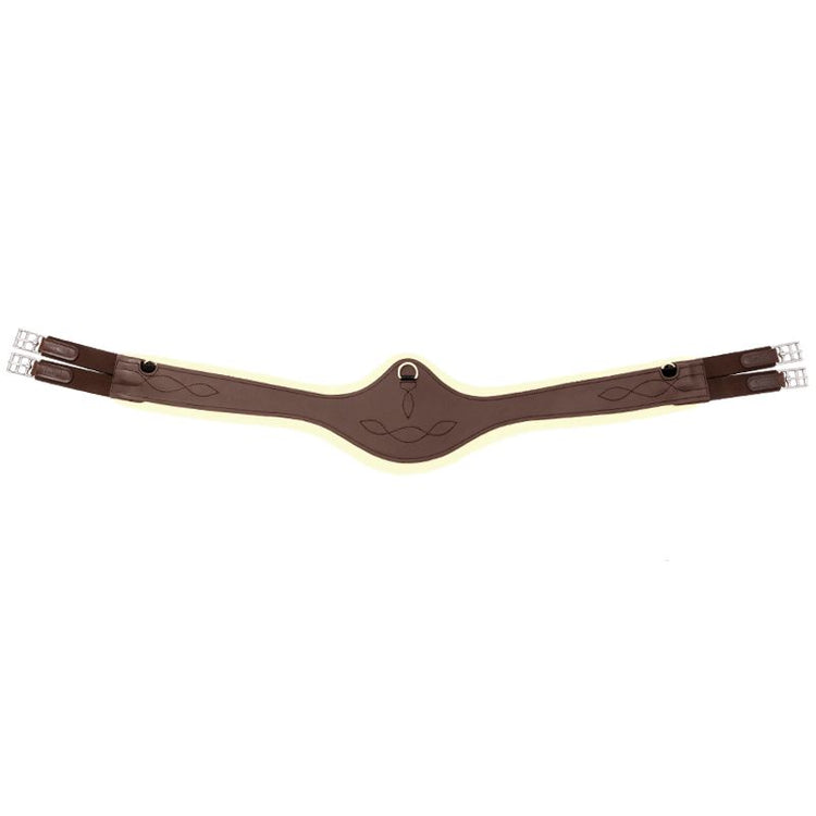 Anatomic sheepskin girth