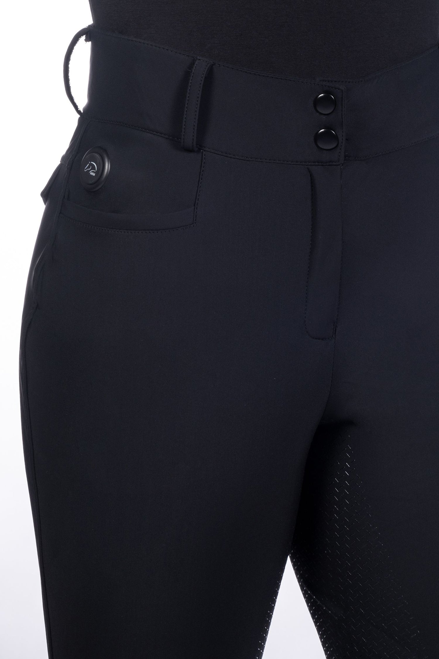 Heated riding pants