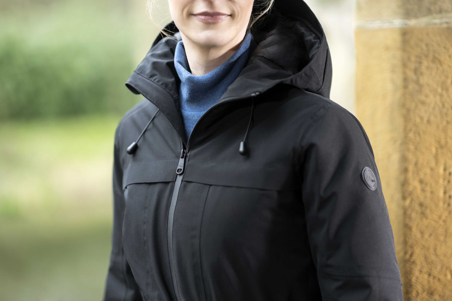Weatherproof equestrian jacket