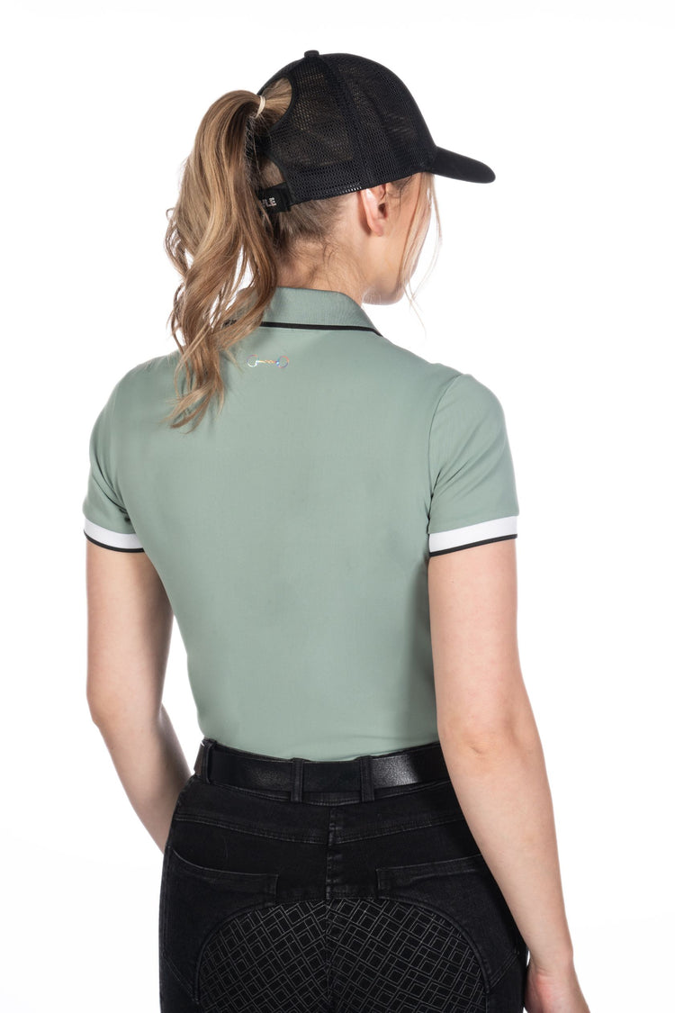 polo shirt with holo print