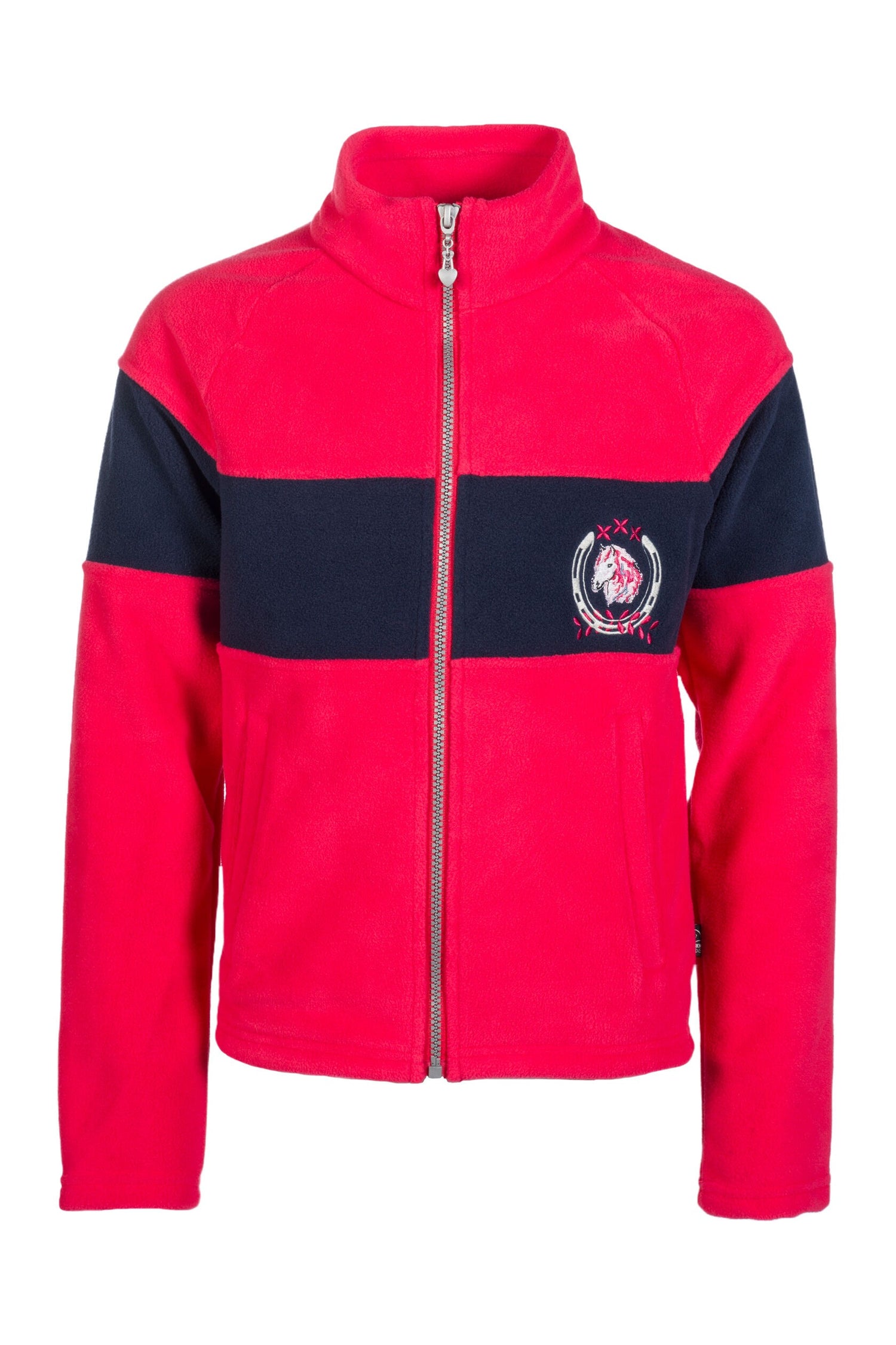 colourful fleece jacket