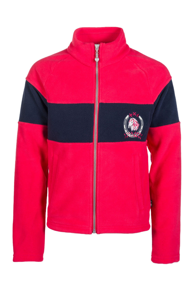 colourful fleece jacket