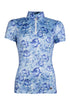 Floral equestrian training shirt