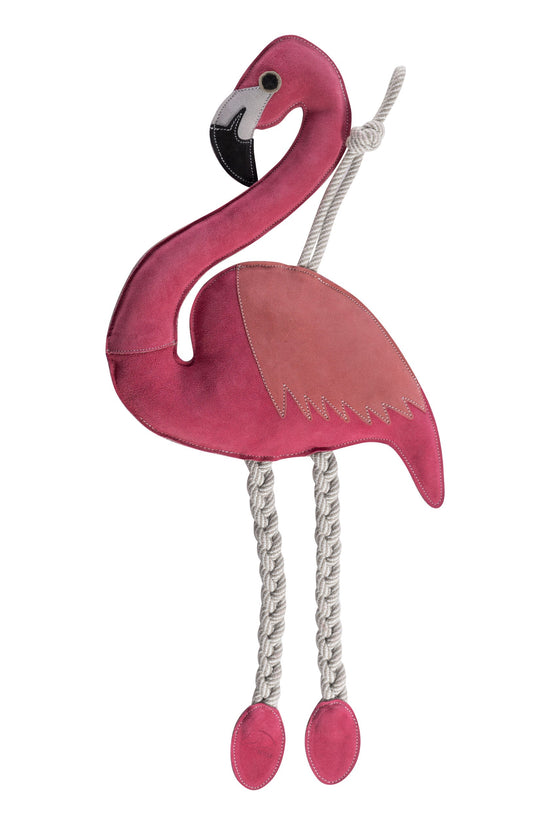 Leather Toy for Horses - Flamingo