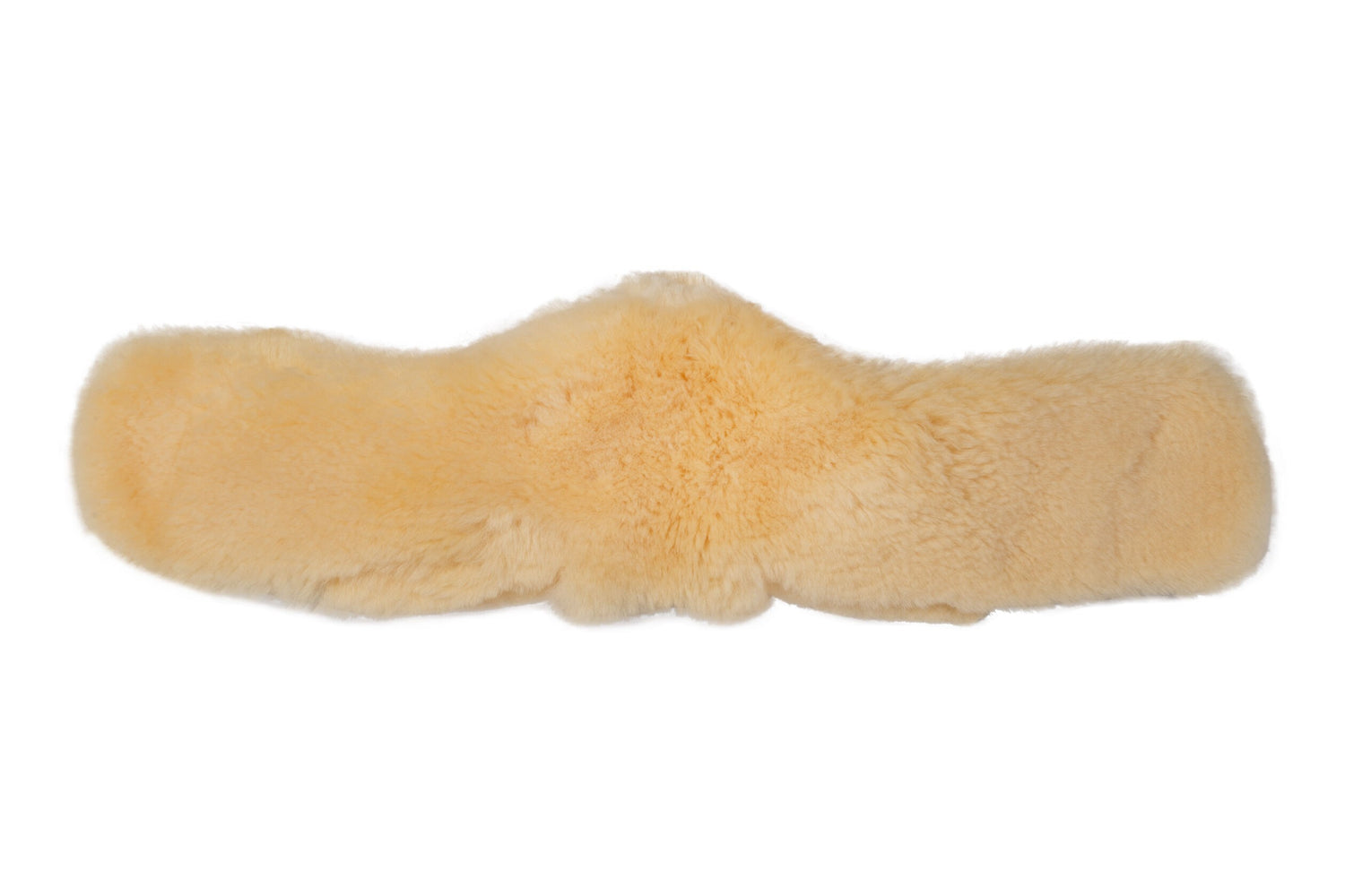 Sheepskin dressage girth cover