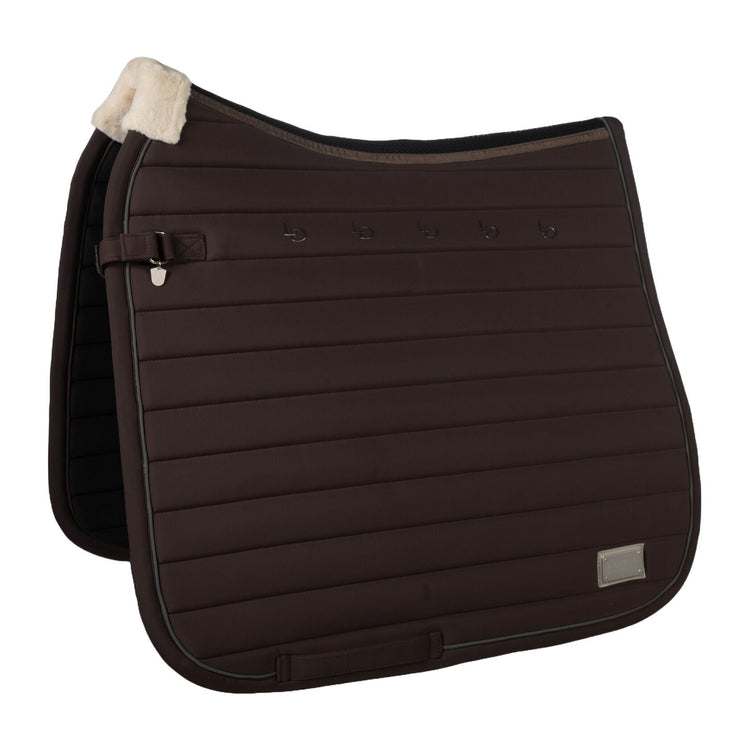anti-slip saddle pad dark brown