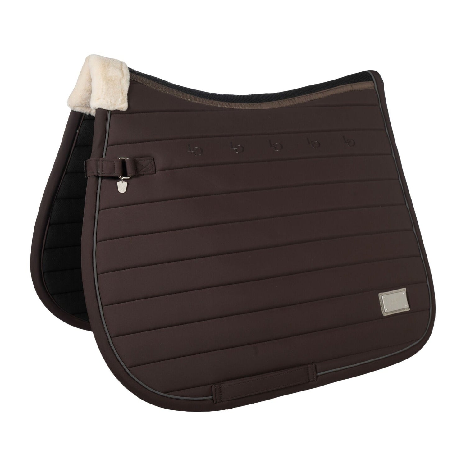 3D mesh saddle pad brown