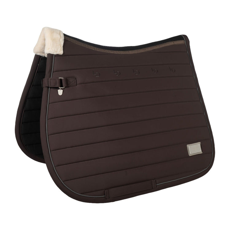3D mesh saddle pad brown