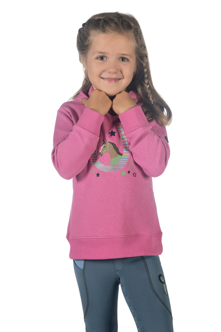 hkm children’s riding hoody diana soft and breathable fabric
