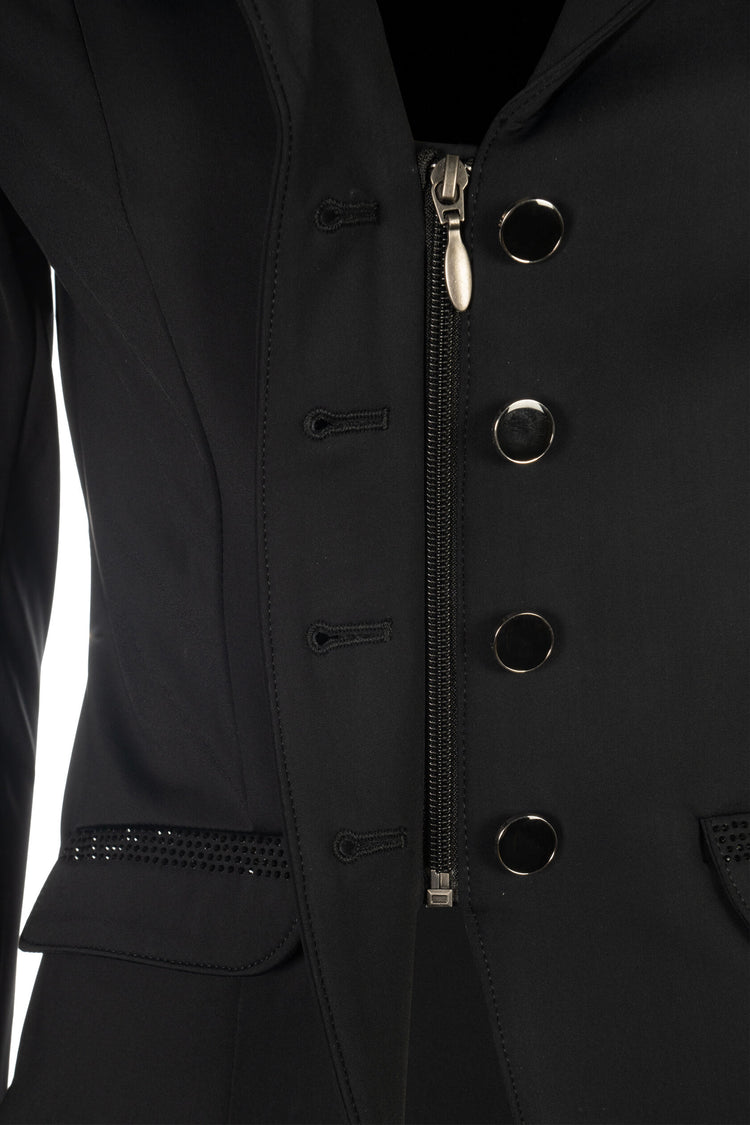 Rhinestone-accented jacket