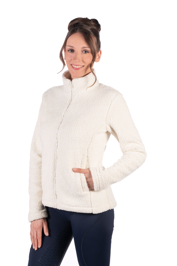 soft and cuddly equestrian jacket with higher collar