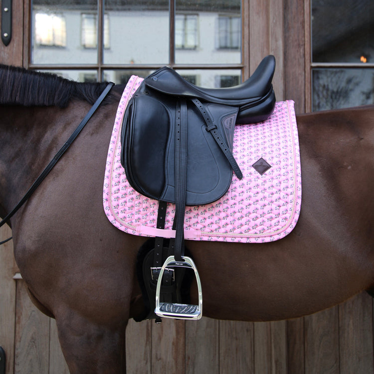 horse print saddle pad