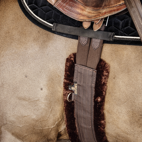 Kentucky Horsewear Brown Sheepskin girth