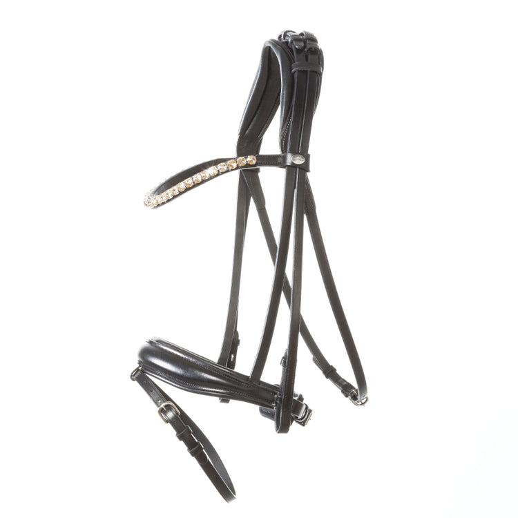 Bridle with adjustment on poll
