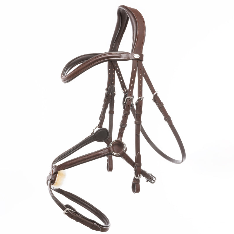Adjustable figure 8 noseband bridle