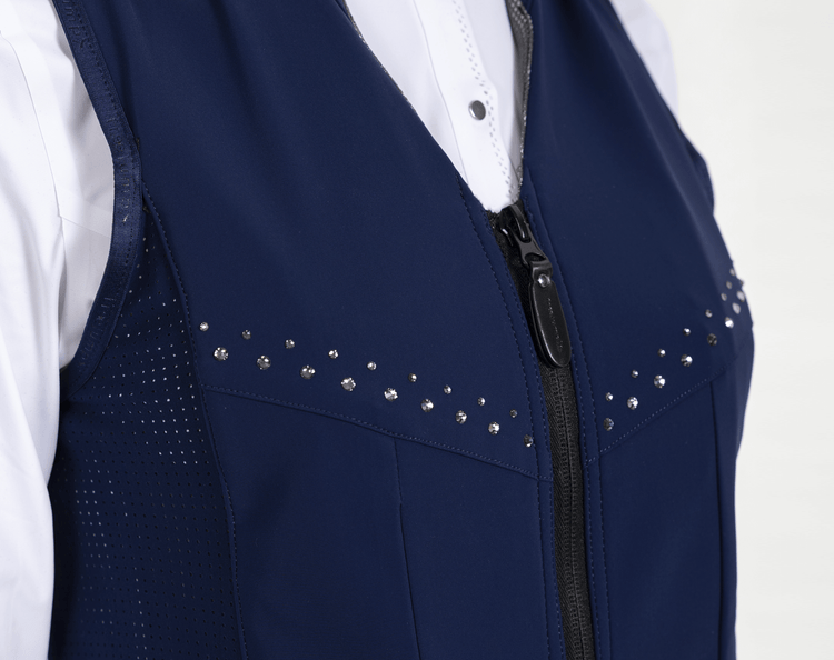 Luxury air vest for equestrians