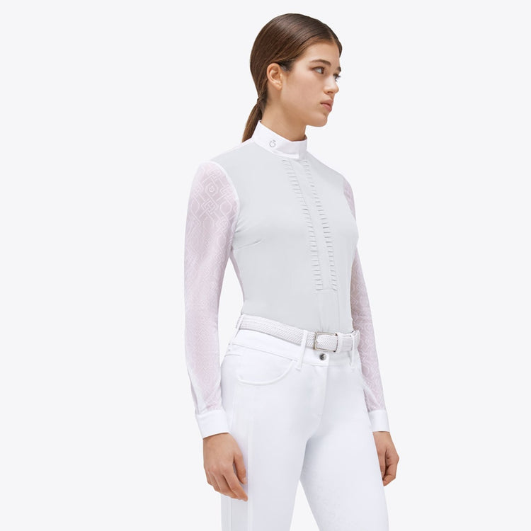 Luxury ladies long sleeve competition shirt