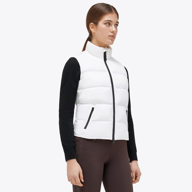 White Cavalleria Toscana puffer vest