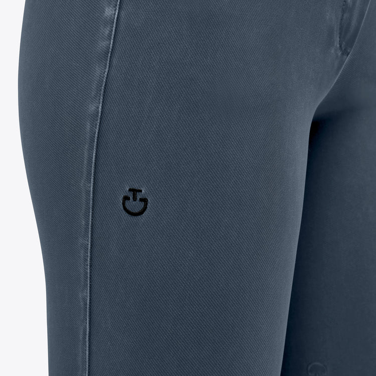 Cavalleria Toscana Blue denim jeans riding breeches