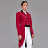 Burgundy dressage tail coat