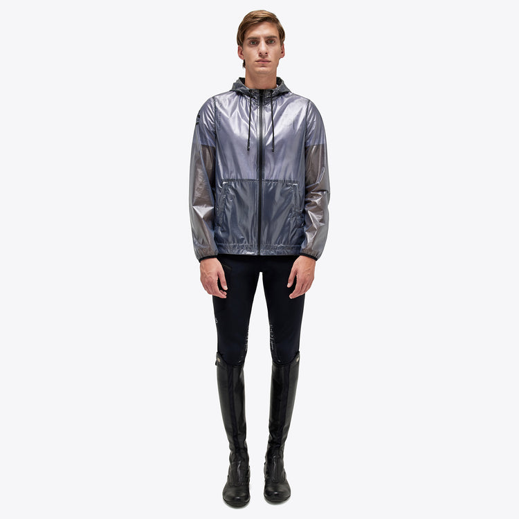Clear horse riding rain jacket