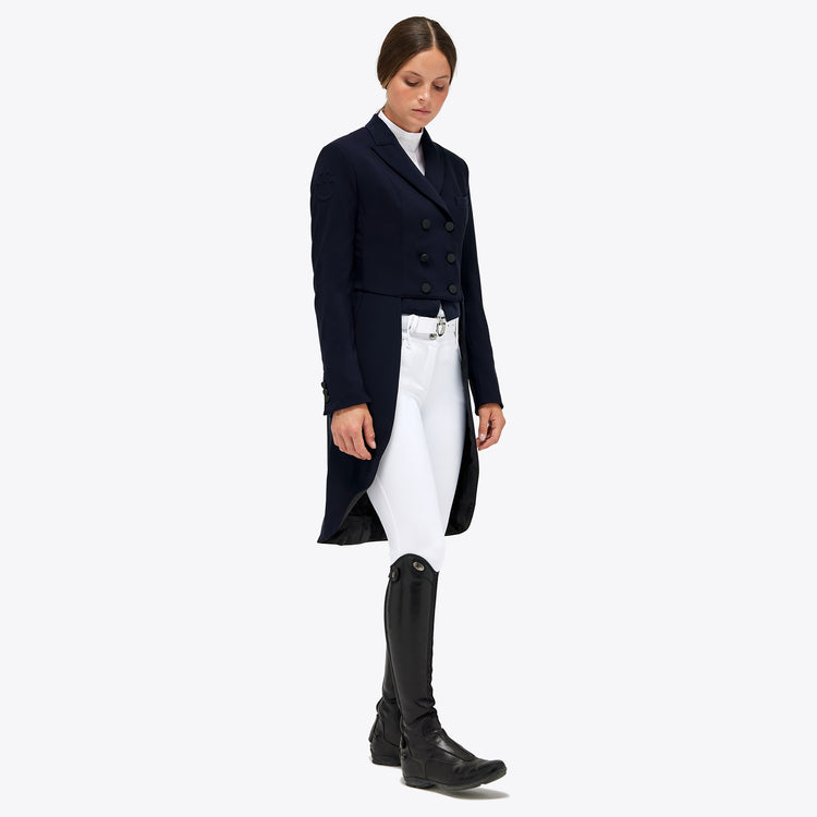 ladies navy dressage tail - cavalleria toscana