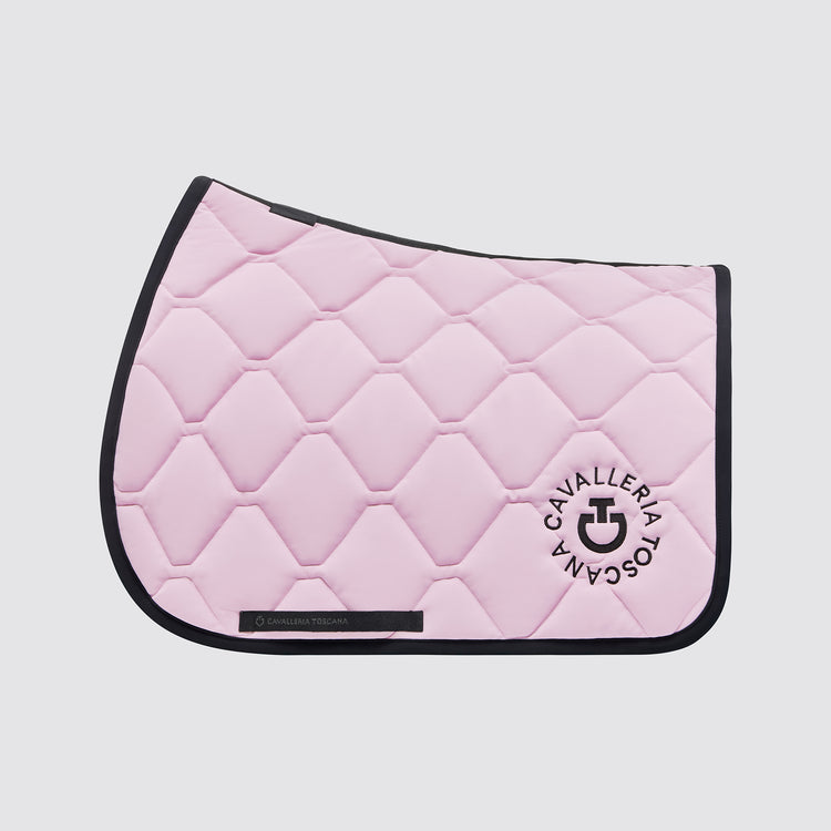 CT orbit logo pink saddle pad jumping