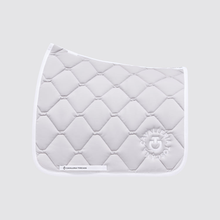 light grey dressage saddle pad
