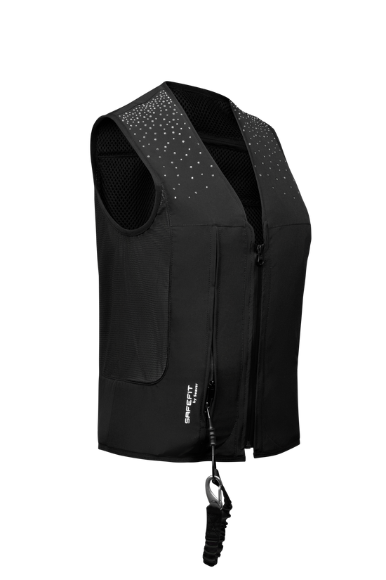 Seaver Safefit Crystal Rain airbag vest for horse riding