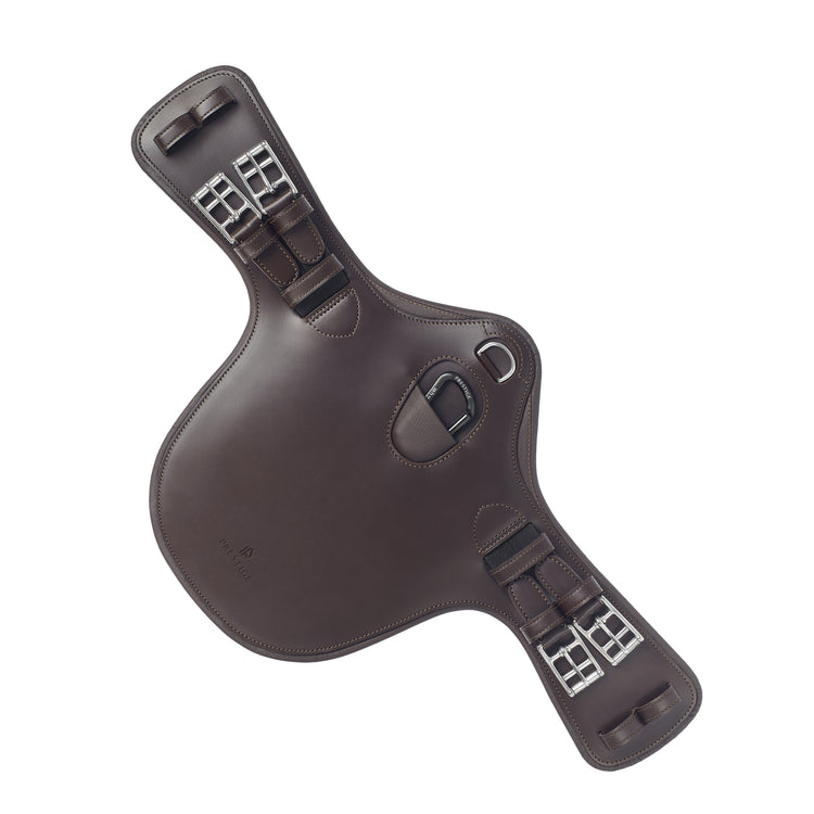 Leather eventing girth