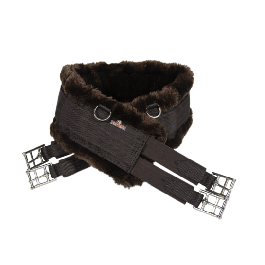 Fur girth for horse riding