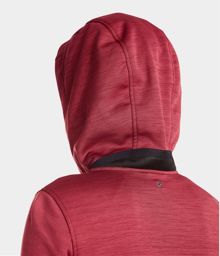 Equestrian hooded sweat jacket