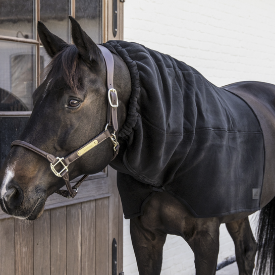 Fleece neck rug for horses