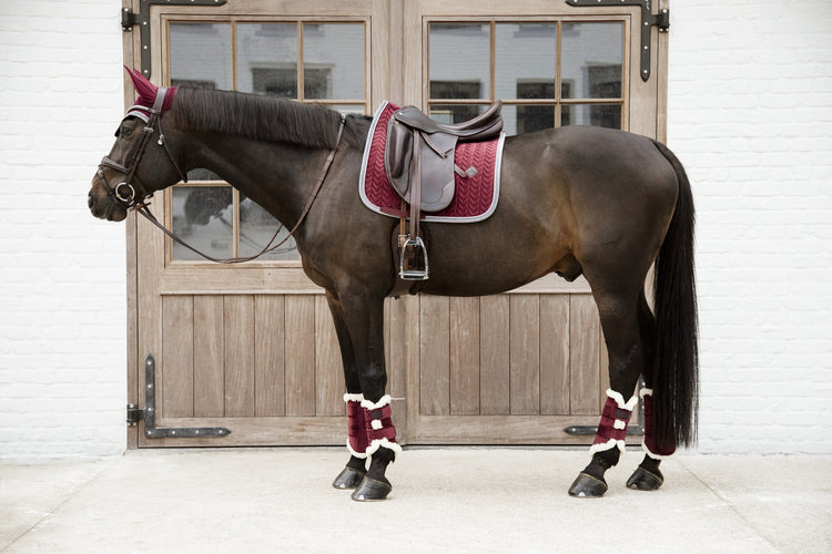 Kentucky velvet contrast bordeaux