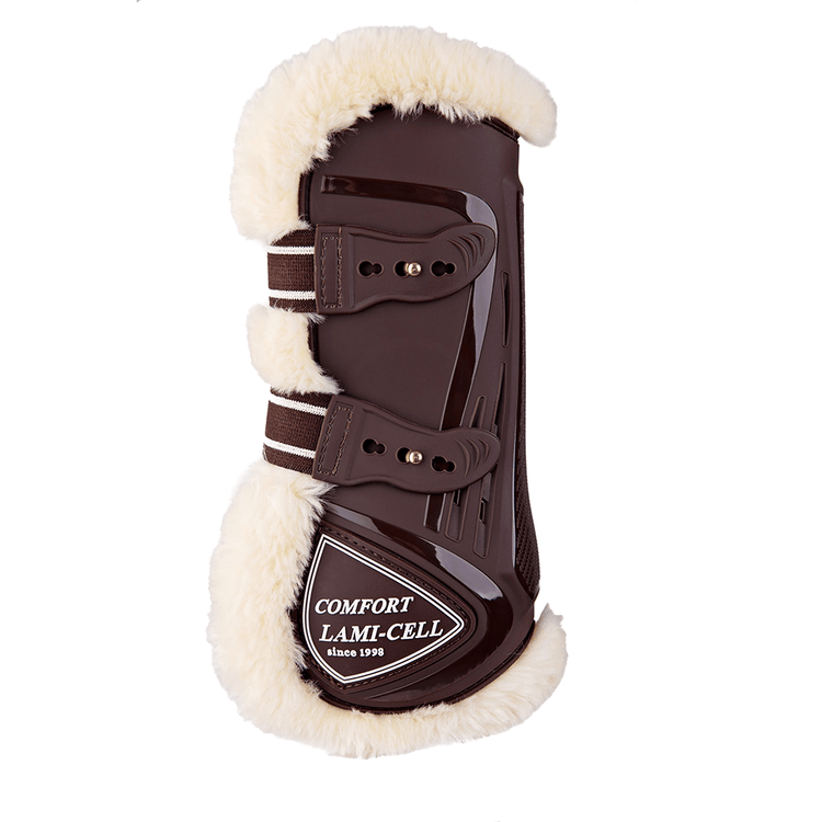Brown tendon boots